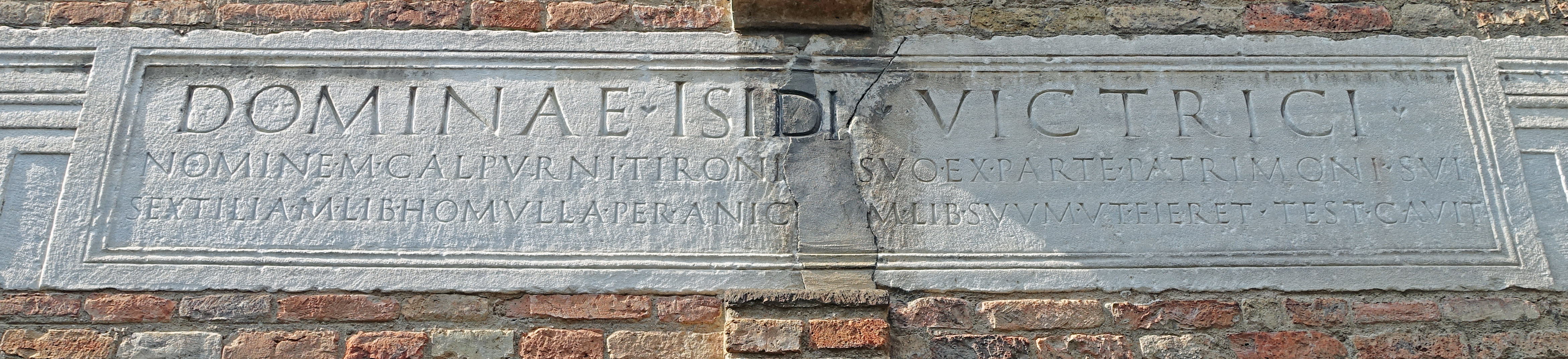 Bologna Santo Stefano Isis Inscription