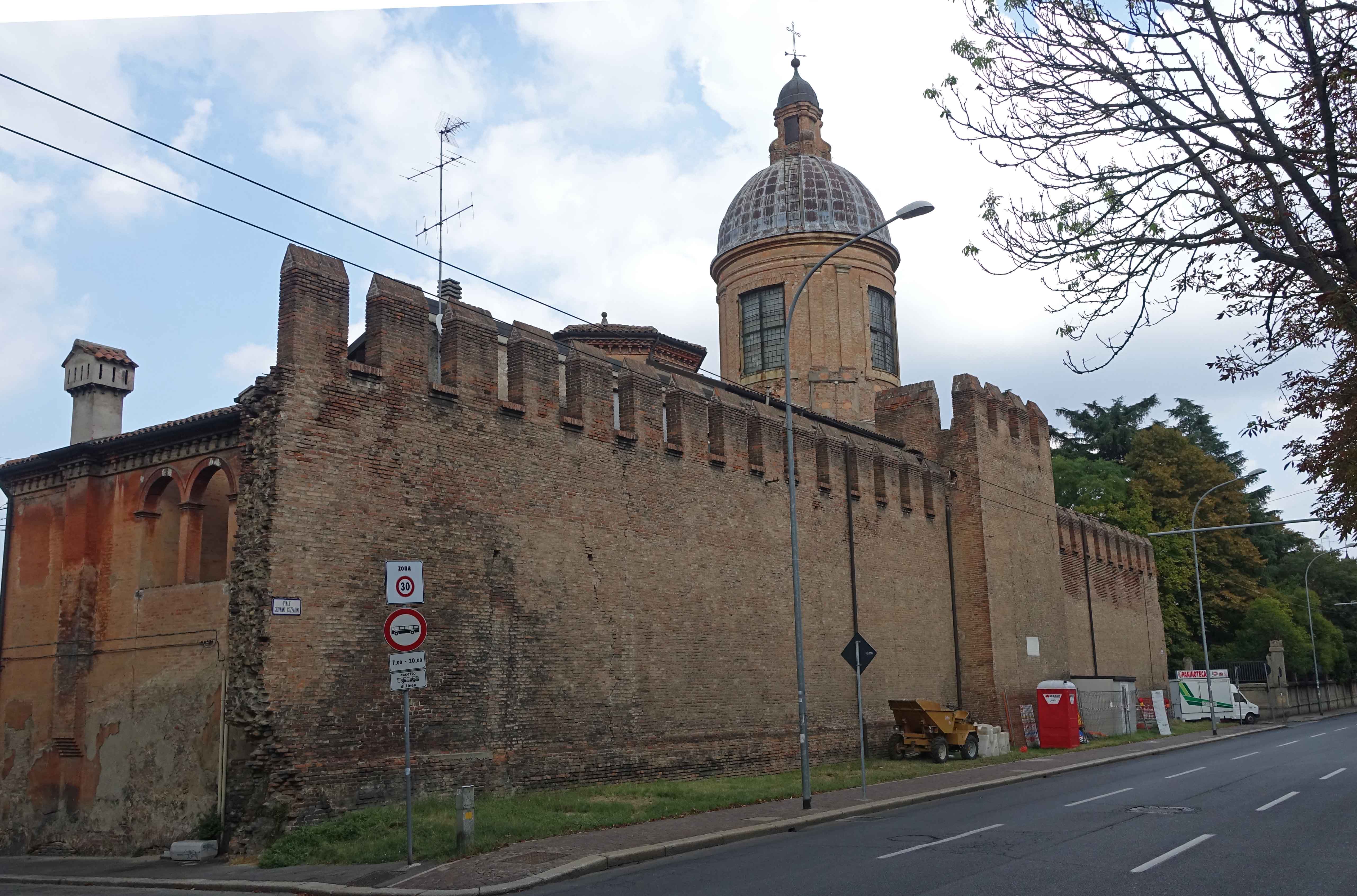 Bologna wallls church Madonna Barracano