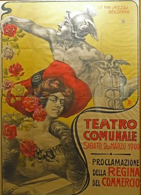 'Teatro communale Bologna regina commercio 1909