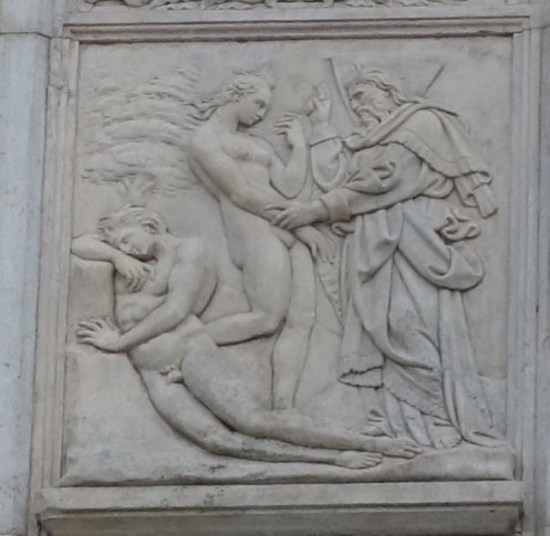 Jacopo della Quercia’s Creation of Eve , San Petronio door
