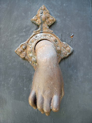 Bologna hand style doorknocker