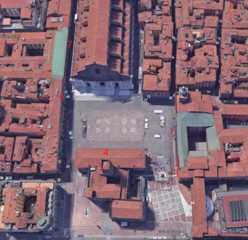 piazza maggiore number diagram